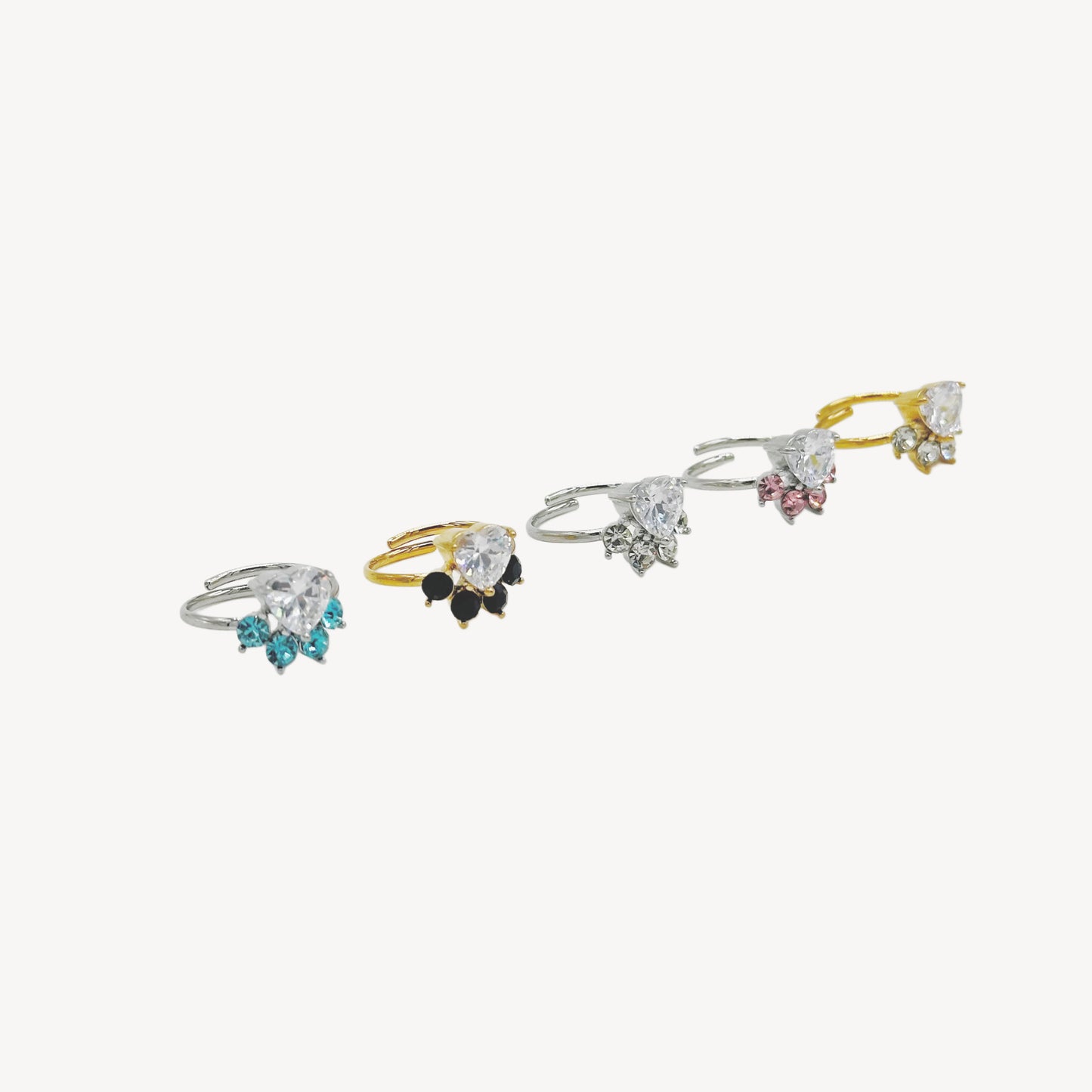 Adjustable CAMPANELLA Ring with Bell Pendant