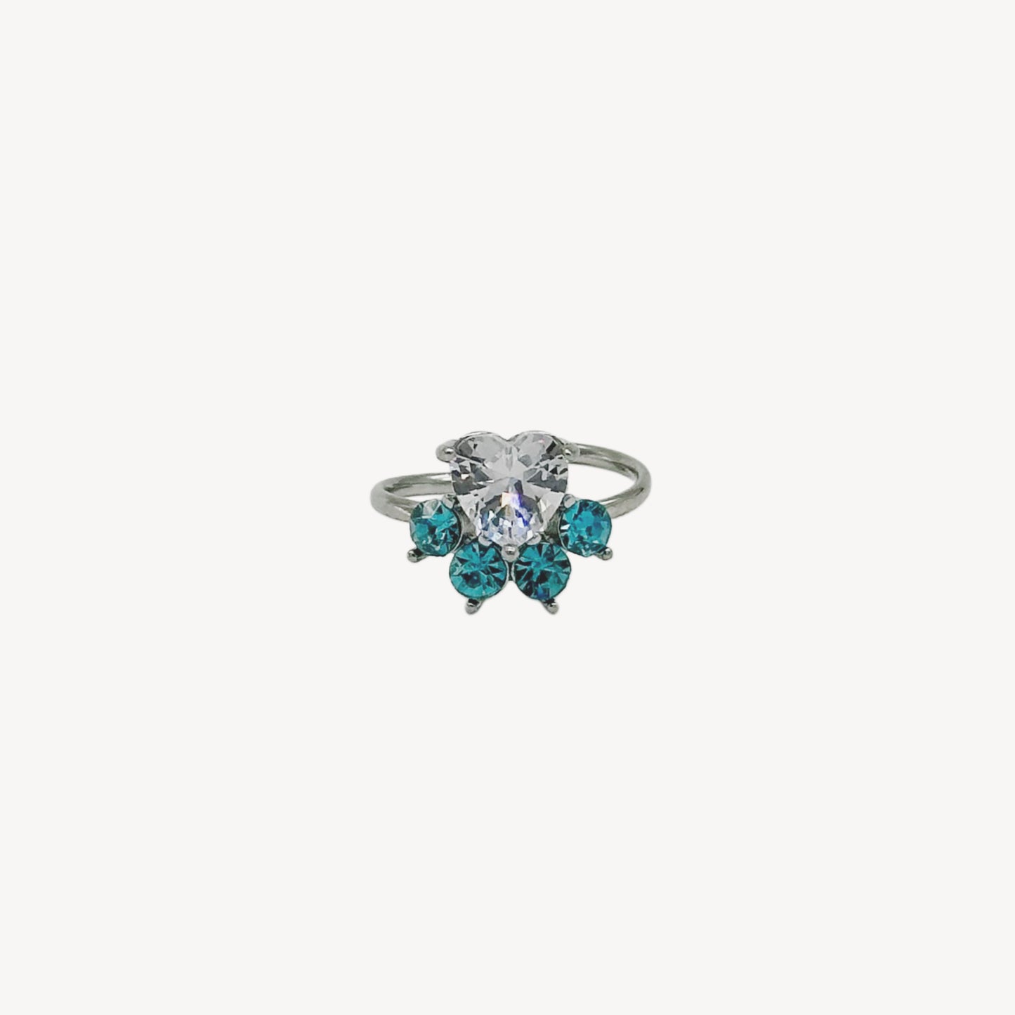 Adjustable CAMPANELLA Ring with Bell Pendant
