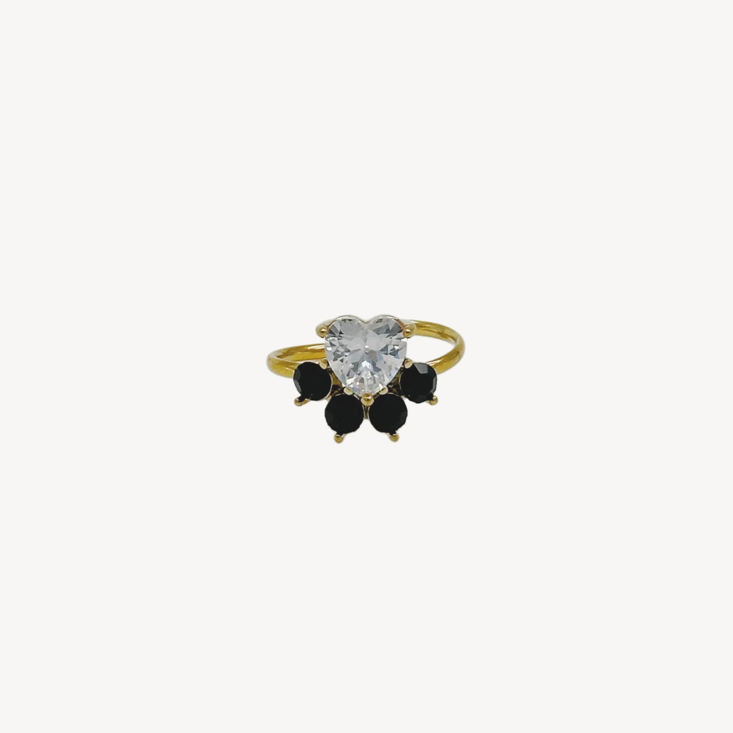 Adjustable CAMPANELLA Ring with Bell Pendant