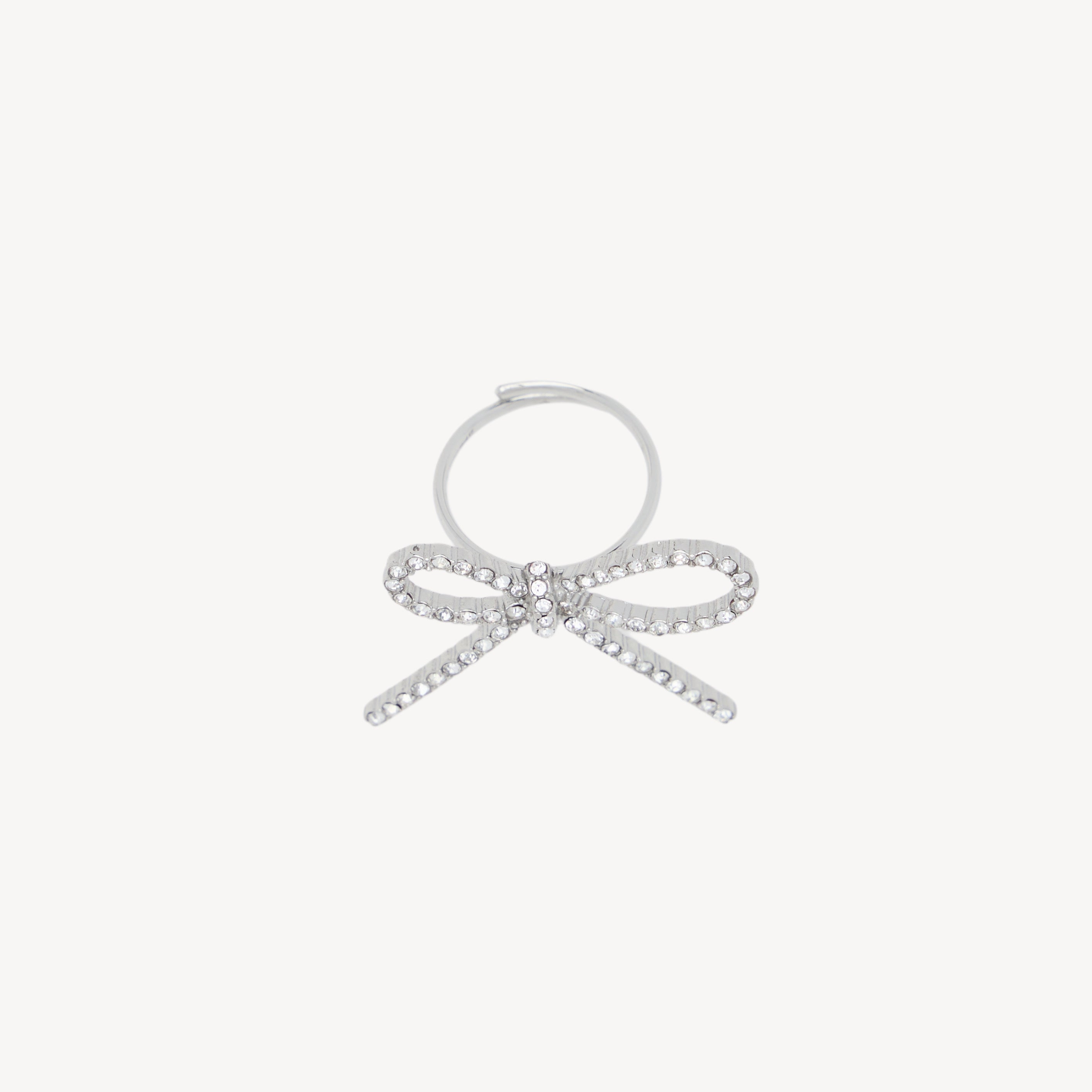 Jewellerybox Anello Con Fiocco In Argento 925/1000 E Ossidi Di - Foto 7