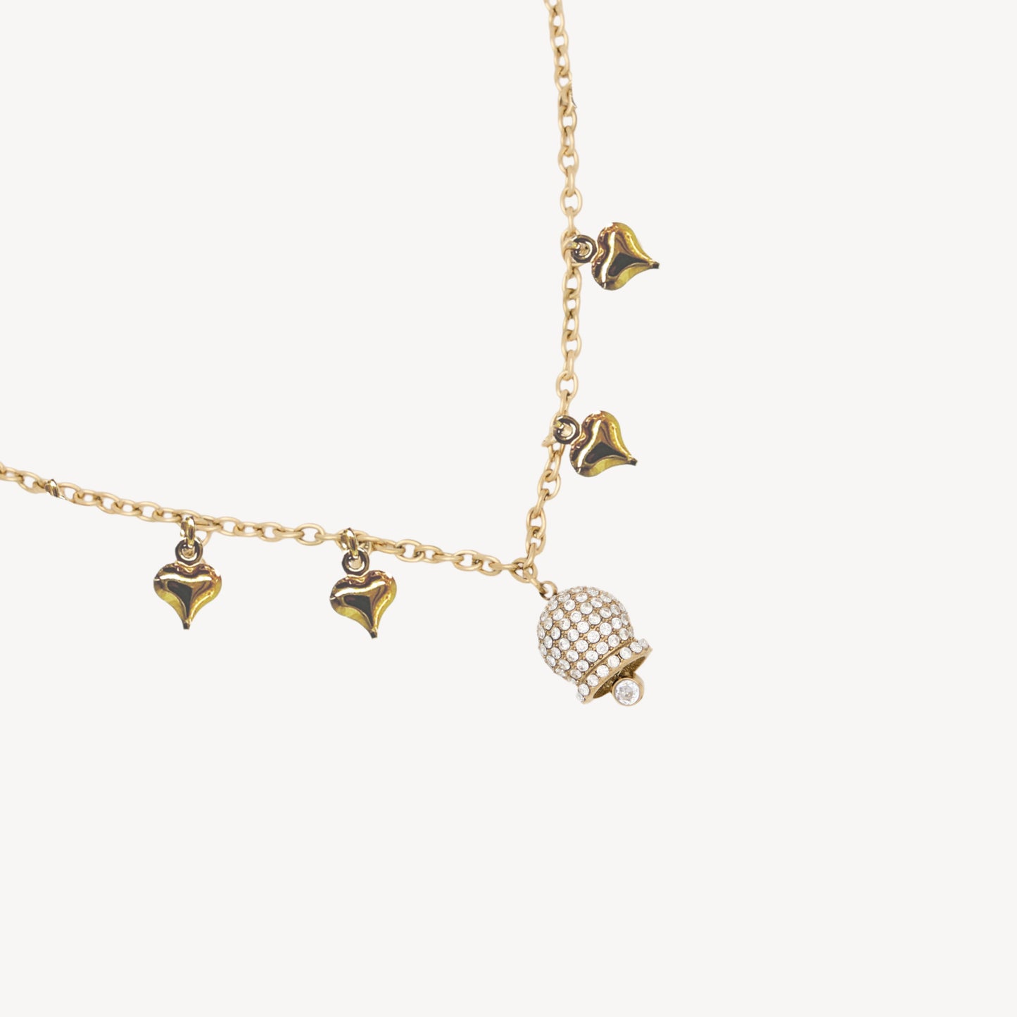 CAMPANELLA Bracelet with Bell Pendant, Zirconia and Bells