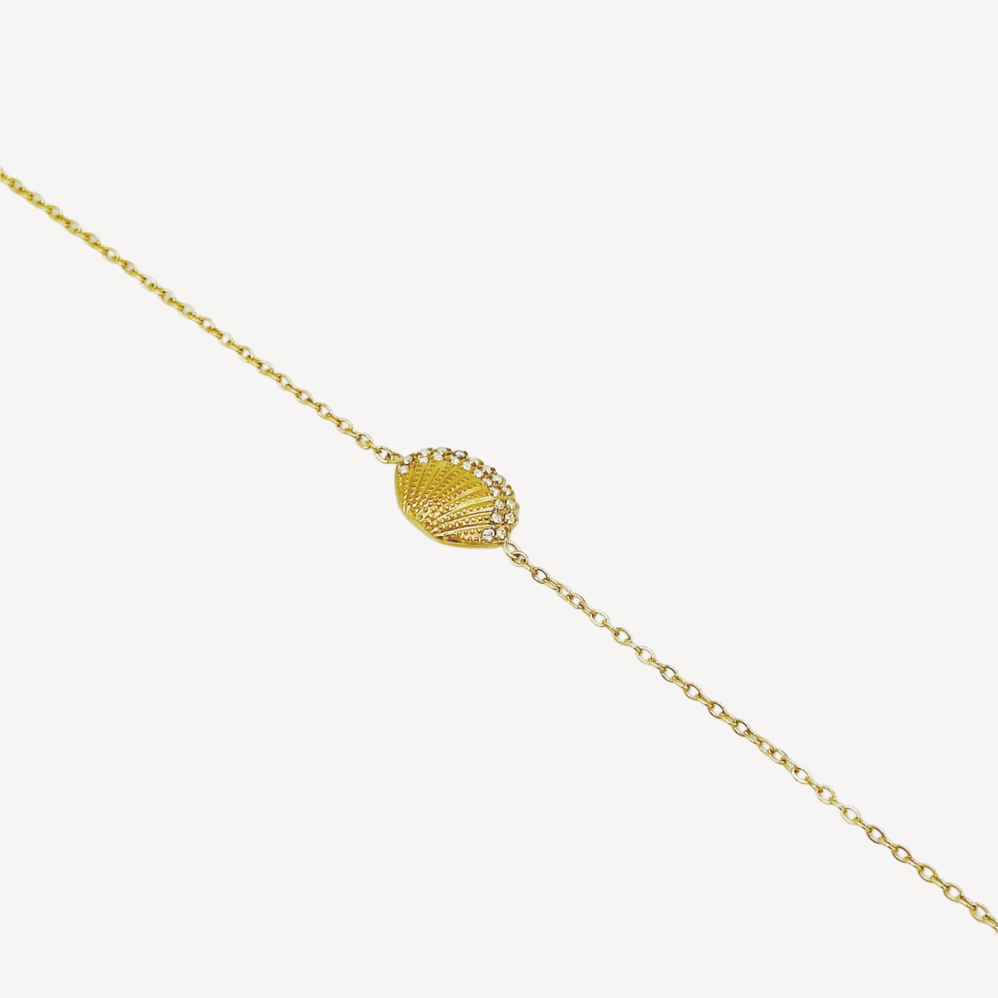 Bracciale CONCHIGLIA con Conchiglia e Zirconi Splendenti