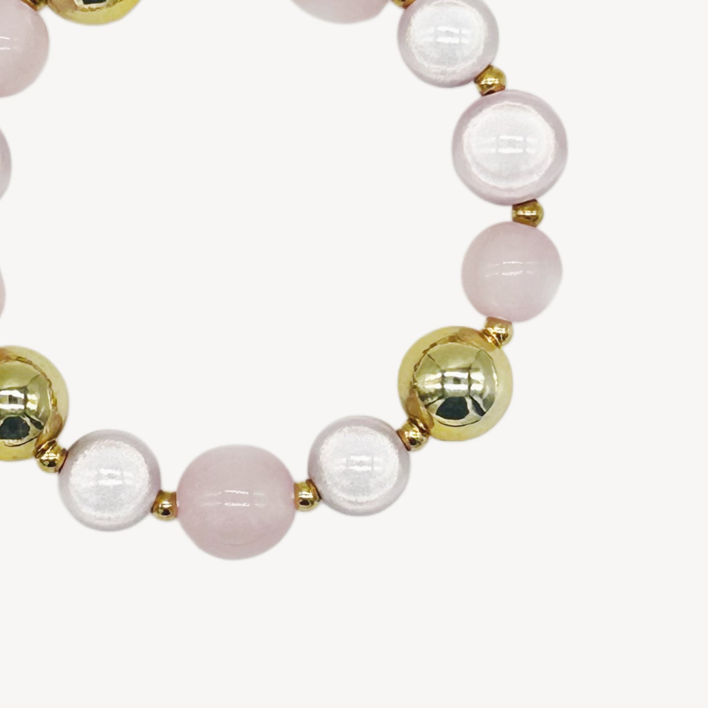 Bracciale PERLA con Perle Multicolor - ROSA