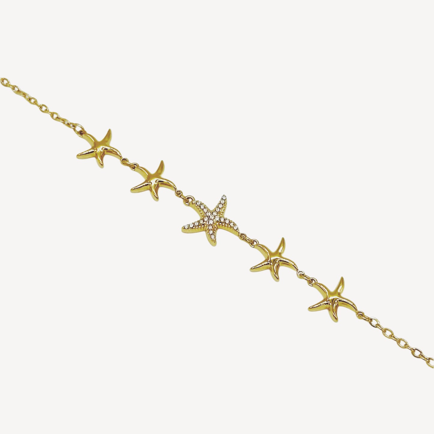 Bracciale STELLA con Stelle Marine e Zirconi Splendenti