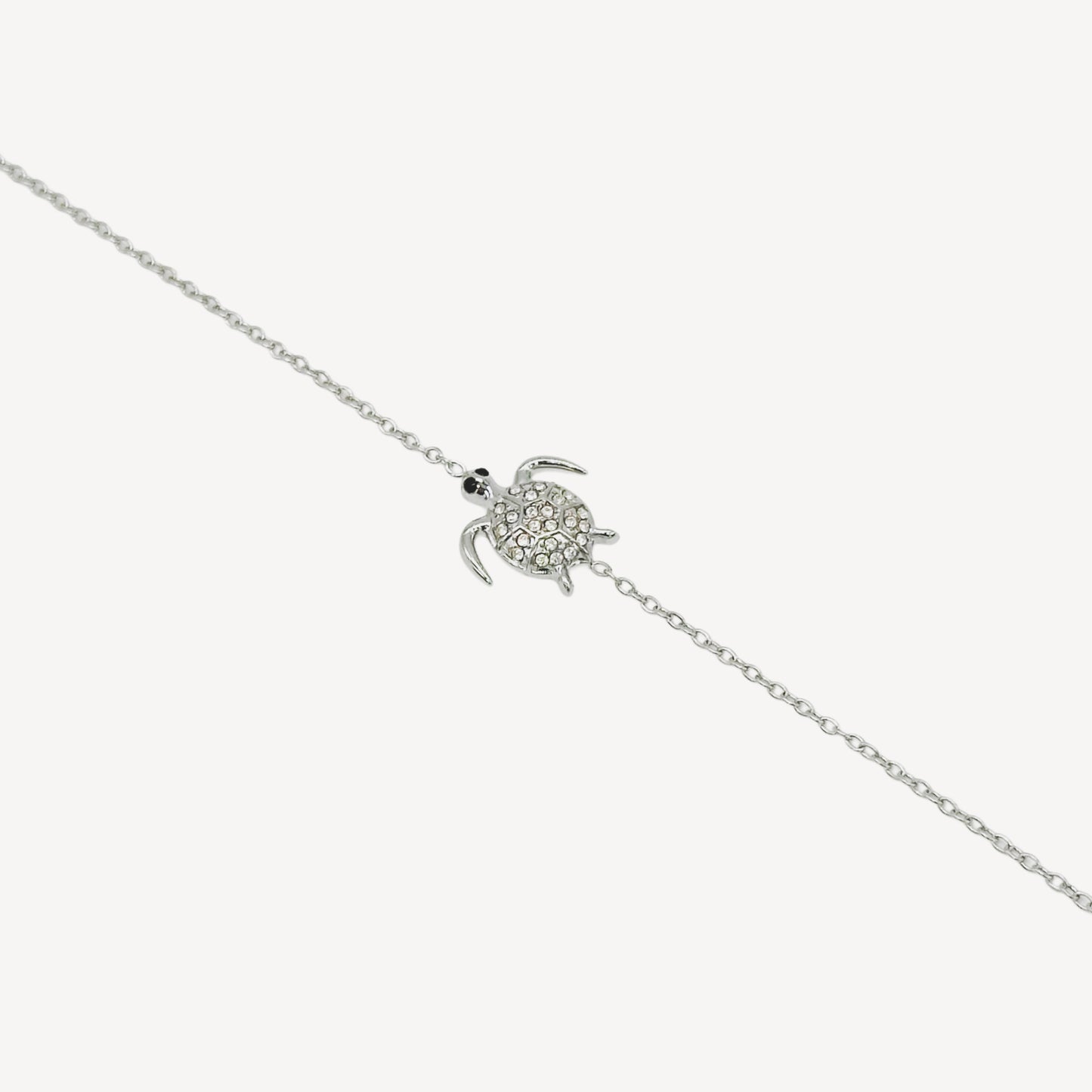 Bracciale TARTARUGA con Tartarughina e Zirconi Splendenti