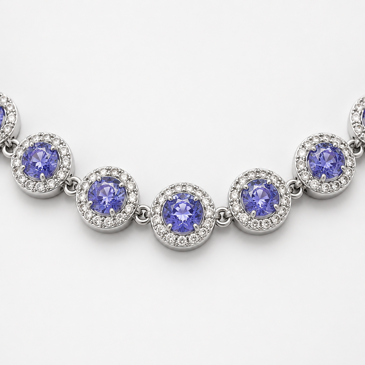 Collana ANGELI LILLA con Zirconi Splendenti