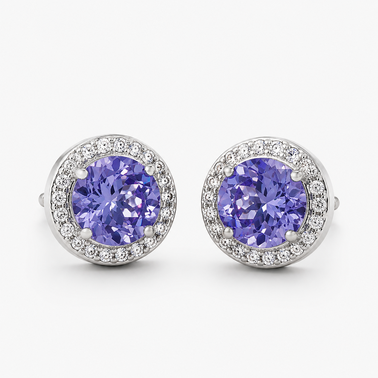 Orecchini ANGELI LILLA con Strass Luccicanti
