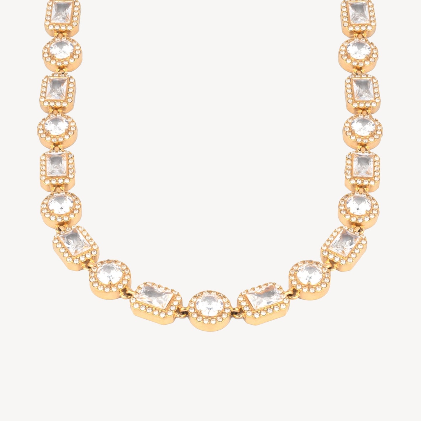 ANGELS Necklace with Shining Zircons