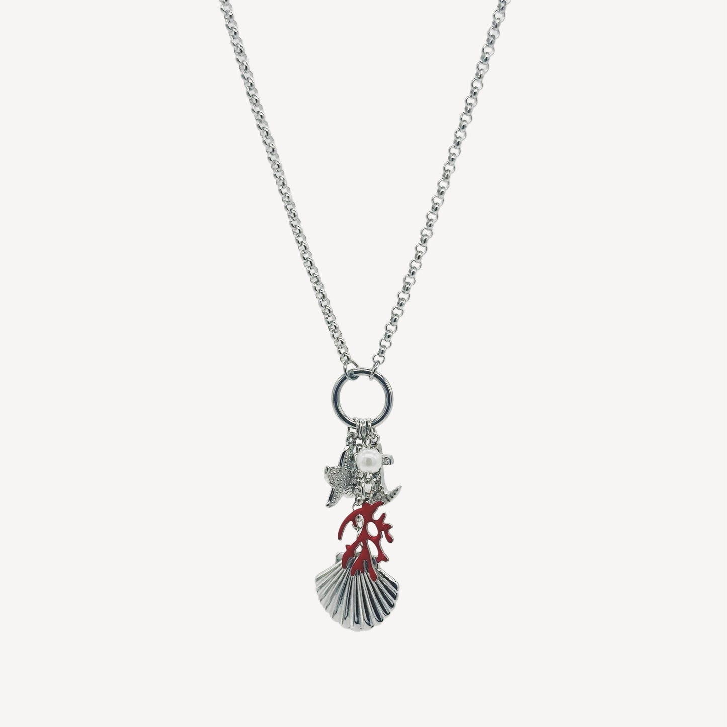 Collana OCEANO con Pendenti e Zirconi Splendenti
