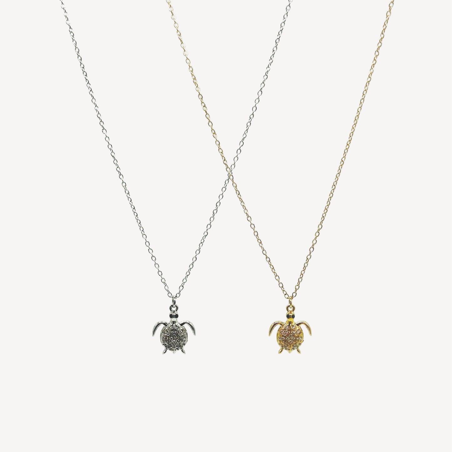 Collana TARTARUGA con Pendente e Zirconi Splendenti