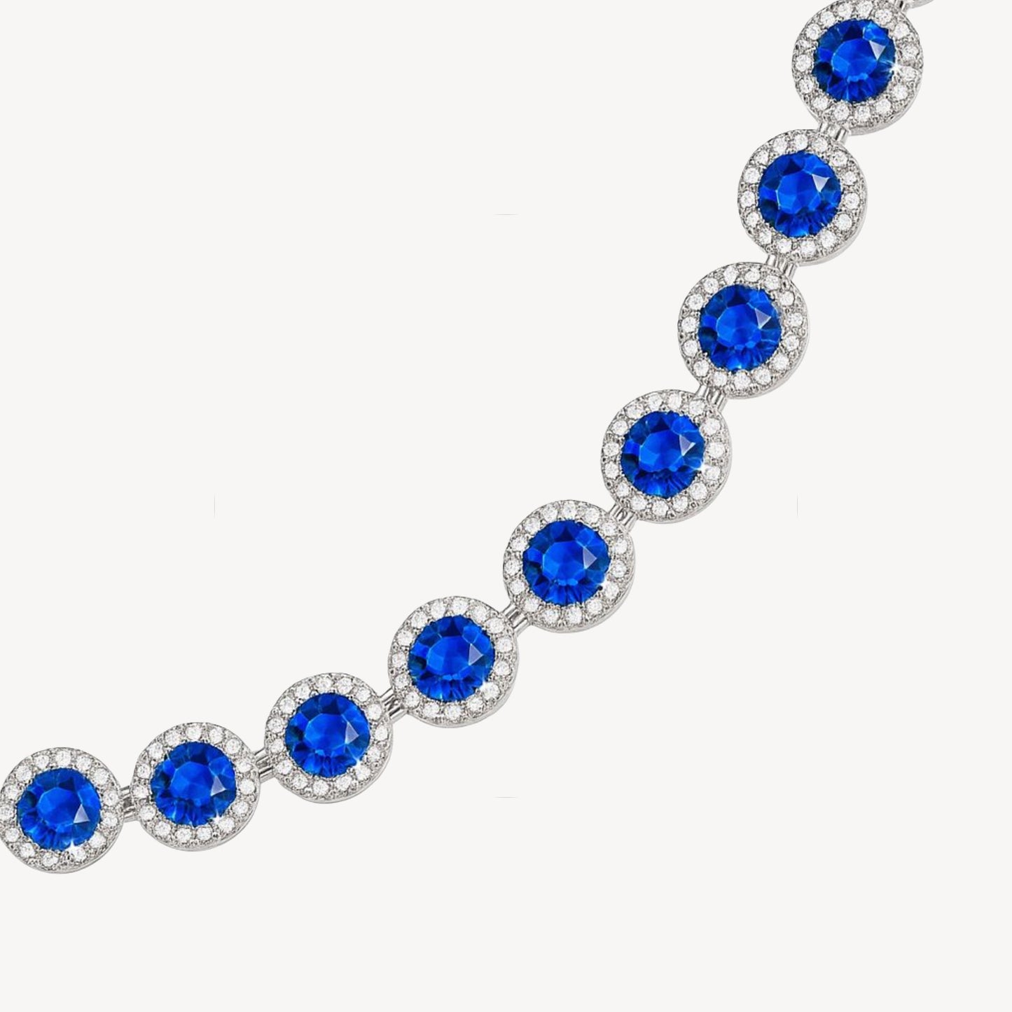 Bracciale ANGELI BLUE con Zirconi e Strass