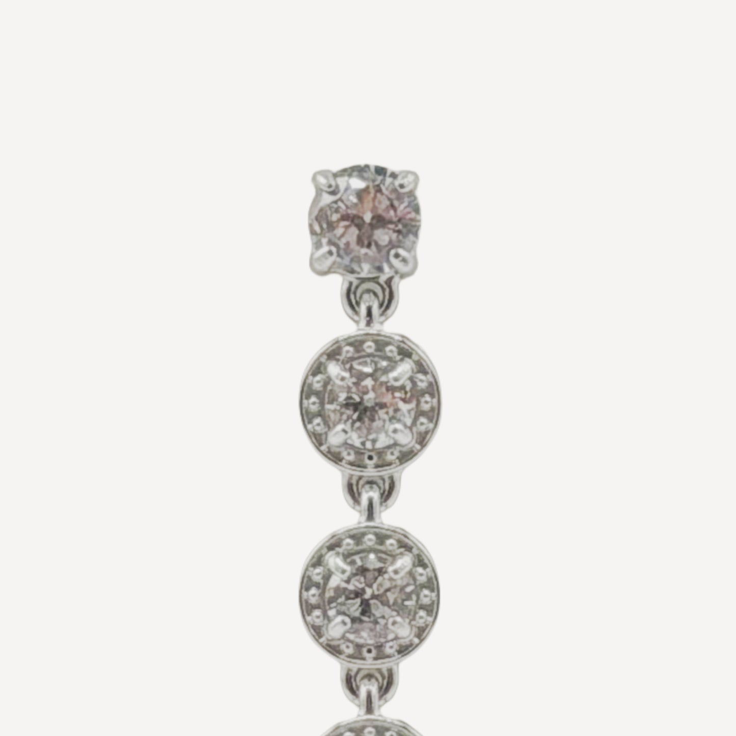 Orecchini FALL-ANGELI con Zirconi Pendenti Splendenti