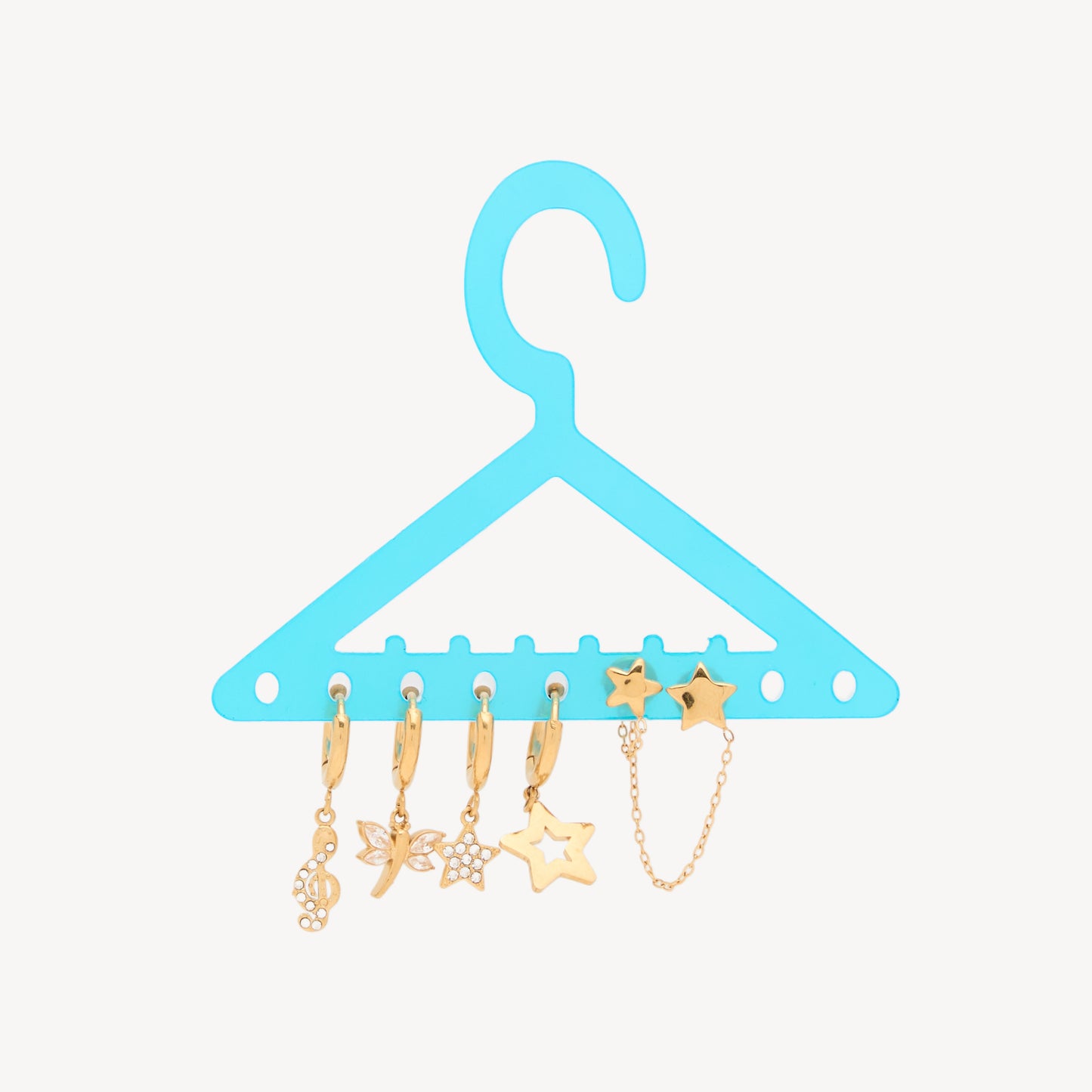 Earrings SET 5 Pieces Various Patterns