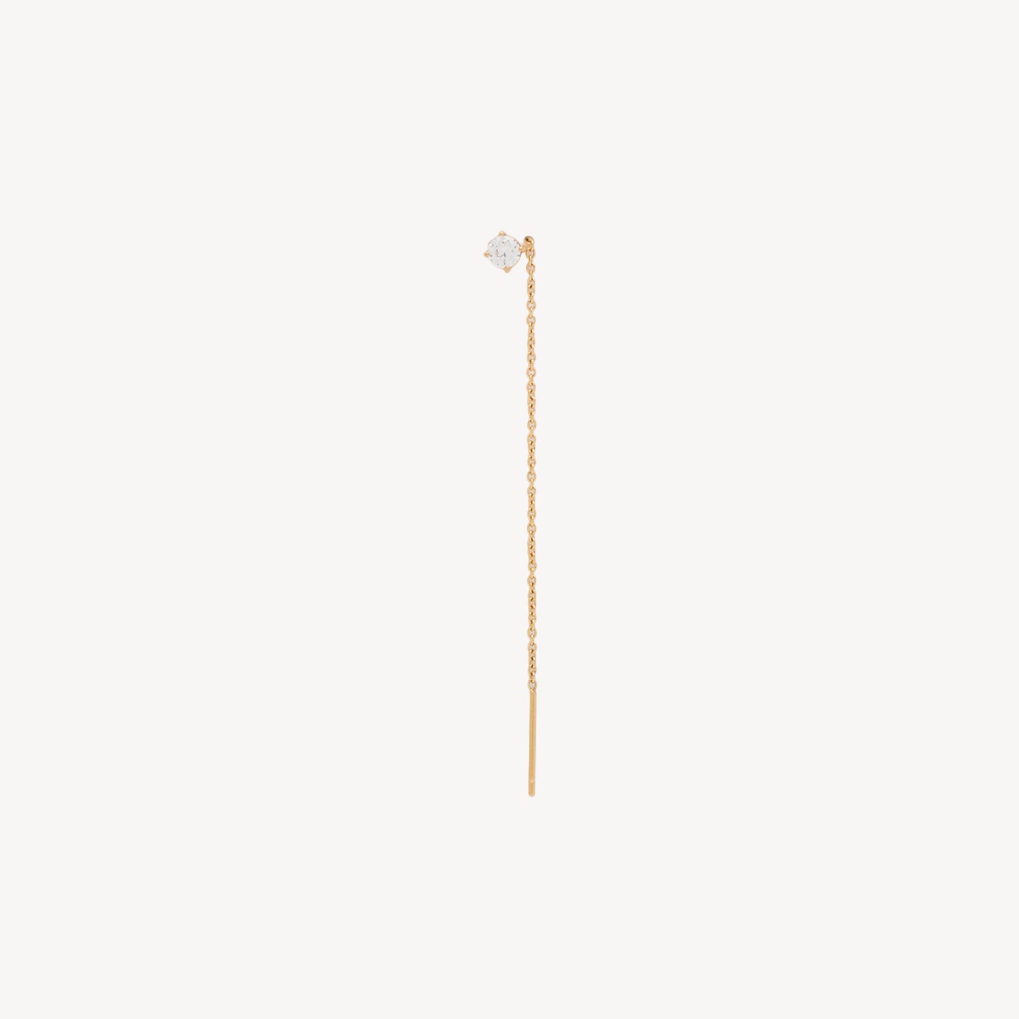 Up-Down Earring with Light Point (SINGLE)