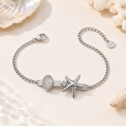 Bracciale STELLA con Zirconi e Strass - ARGENTO