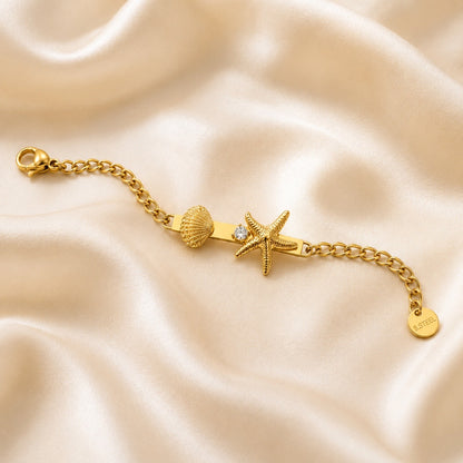 Bracciale STELLA con Zirconi e Strass - ORO