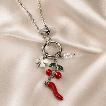 Collana PORTAFORTUNA - ARGENTO