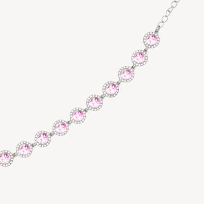 Bracciale ANGELI-ROSA con Zirconi e Strass