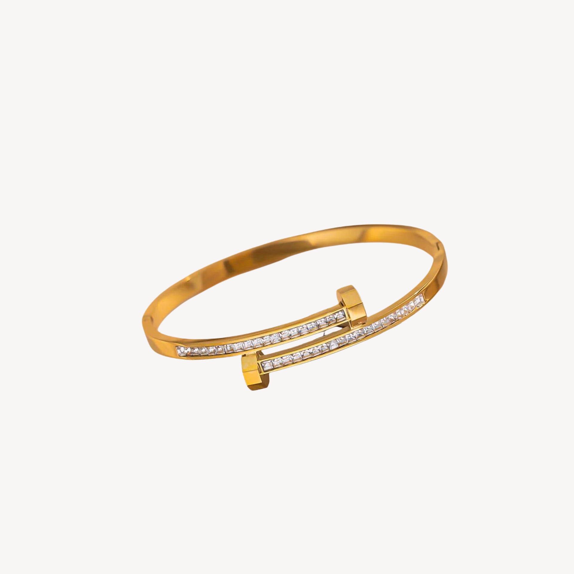 IXXXi Connect Bracciale Composito Cleo Oro - 18 Cm - Acciaio Inossidabile Modulabile - 2