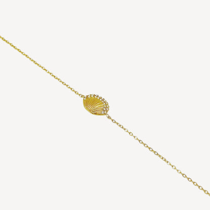 Bracciale CONCHIGLIA con Conchiglia e Zirconi Splendenti