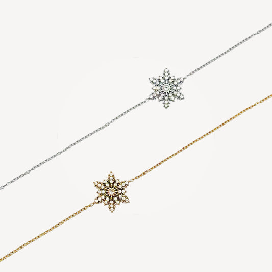 Bracciale NEVE con Pendente Zirconi Splendenti