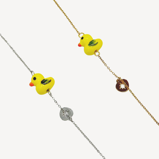 Bracciale PAPERELLA con Pendente a Paperella Giallo