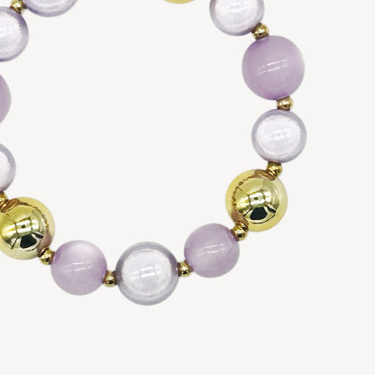 HEART Necklace with Rattle, Teddy and Zircon