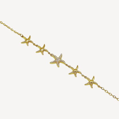 Bracciale STELLA con Stelle Marine e Zirconi Splendenti