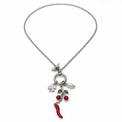 Collana PORTAFORTUNA - ARGENTO