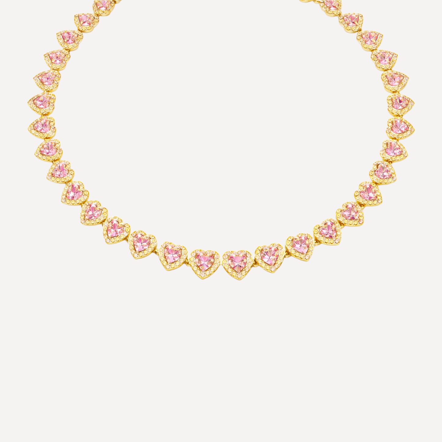 Collana ANGELI-LOVE con Zirconi Splendenti - ORO/ROSA