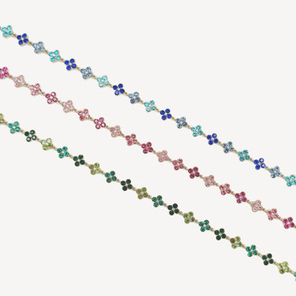 Collana BRILLI-FORTUNA con Zirconi Splendenti - MULTICOLOR