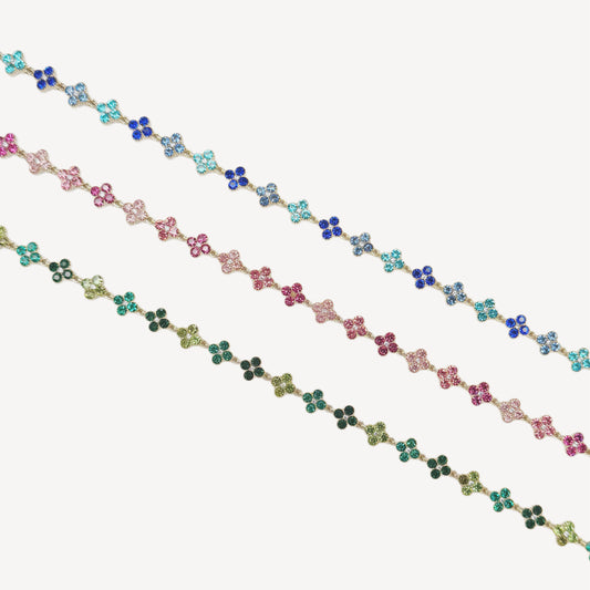 Collana BRILLI-FORTUNA con Zirconi Splendenti - MULTICOLOR