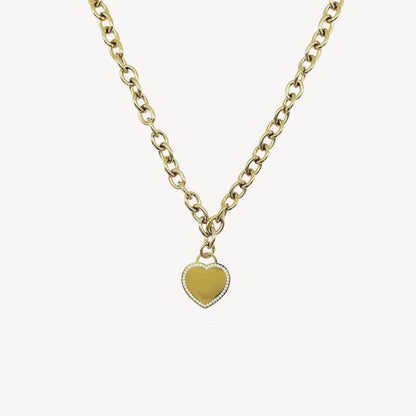 Collana CUORE-STRASS - Incisione LASER Personalizzata!