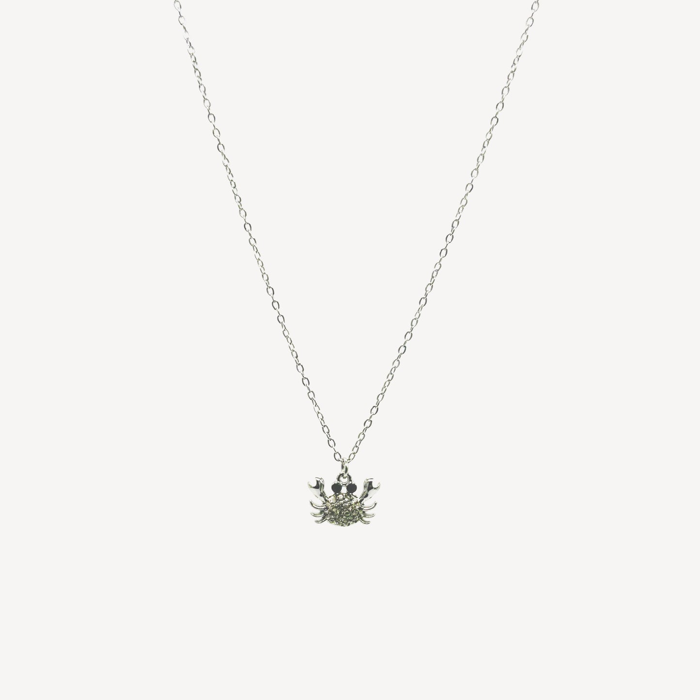Collana GRANCHIO con Pendente e Zirconi Splendenti