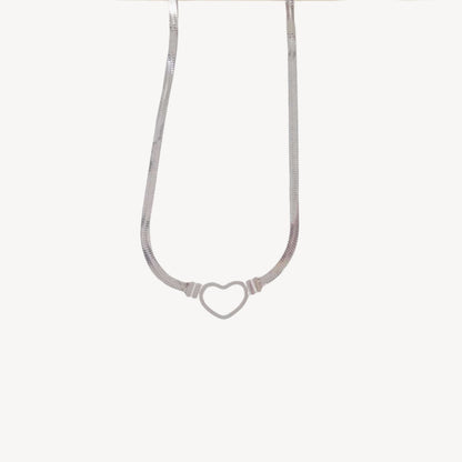 Collana LOVE Regolabile con Cuore Vuoto