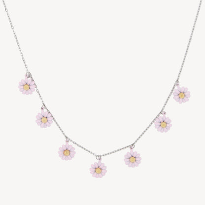 Collana MARGHERITE con Piccole Margherite - Rosa