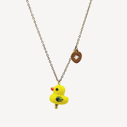 Collana PAPERELLA con Pendente a Paperella Giallo