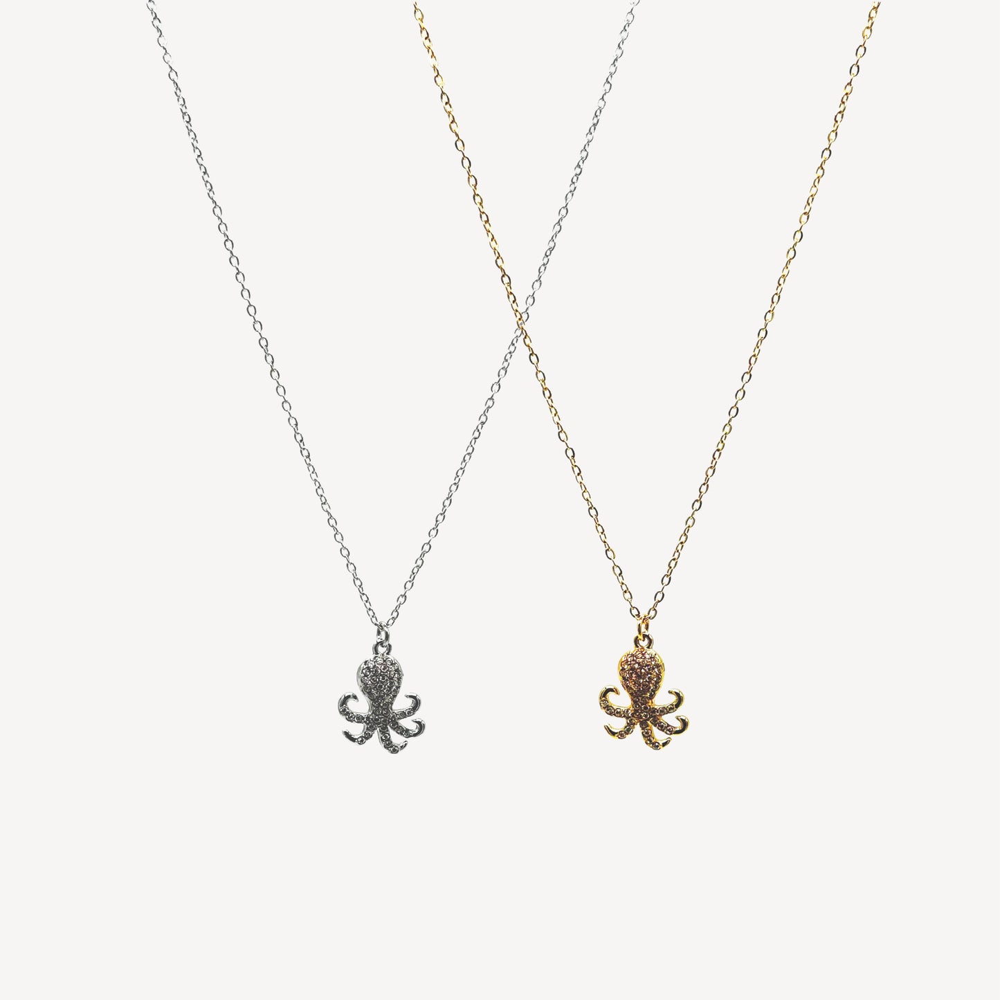 Collana POLIPO con Pendente e Zirconi Splendenti