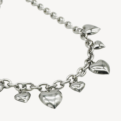 Collana VERO-AMORE con Pendenti a Cuore e Sonagli