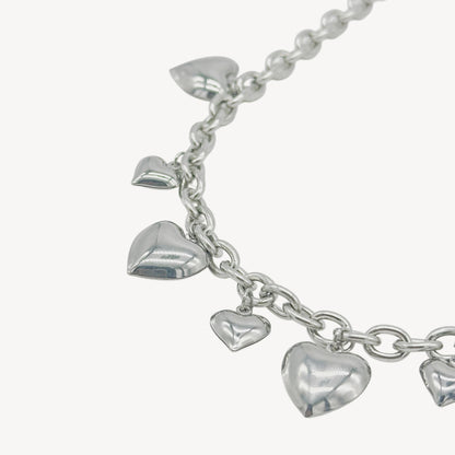 Collana VERO-AMORE con Pendenti a Cuore e Sonagli