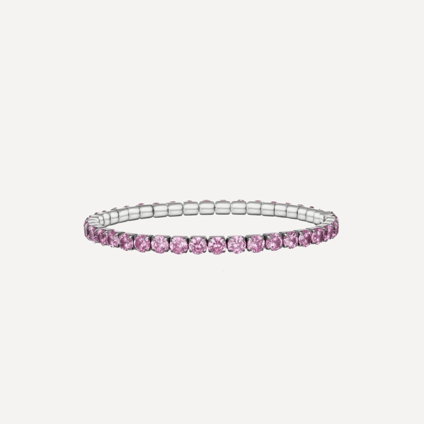 Bracciale CRISTALLI con Zirconi Splendenti - ROSA