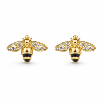 Orecchini APE con Strass Luccicanti - ORO