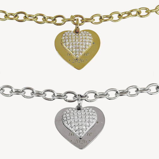 Bracciale FRASE “un’altro anno insieme 2026”