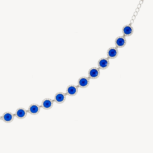 Bracciale ANGELI BLUE con Zirconi e Strass