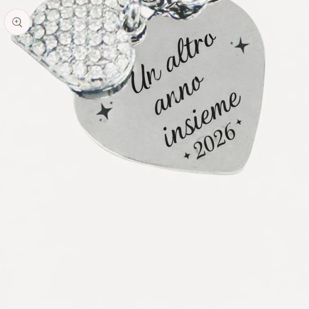 Bracciale FRASE “un’altro anno insieme 2026”