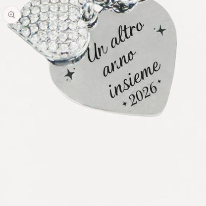 Bracciale FRASE “un’altro anno insieme 2026”