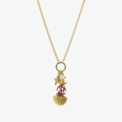 Collana OCEANO con Pendenti e Zirconi Splendenti