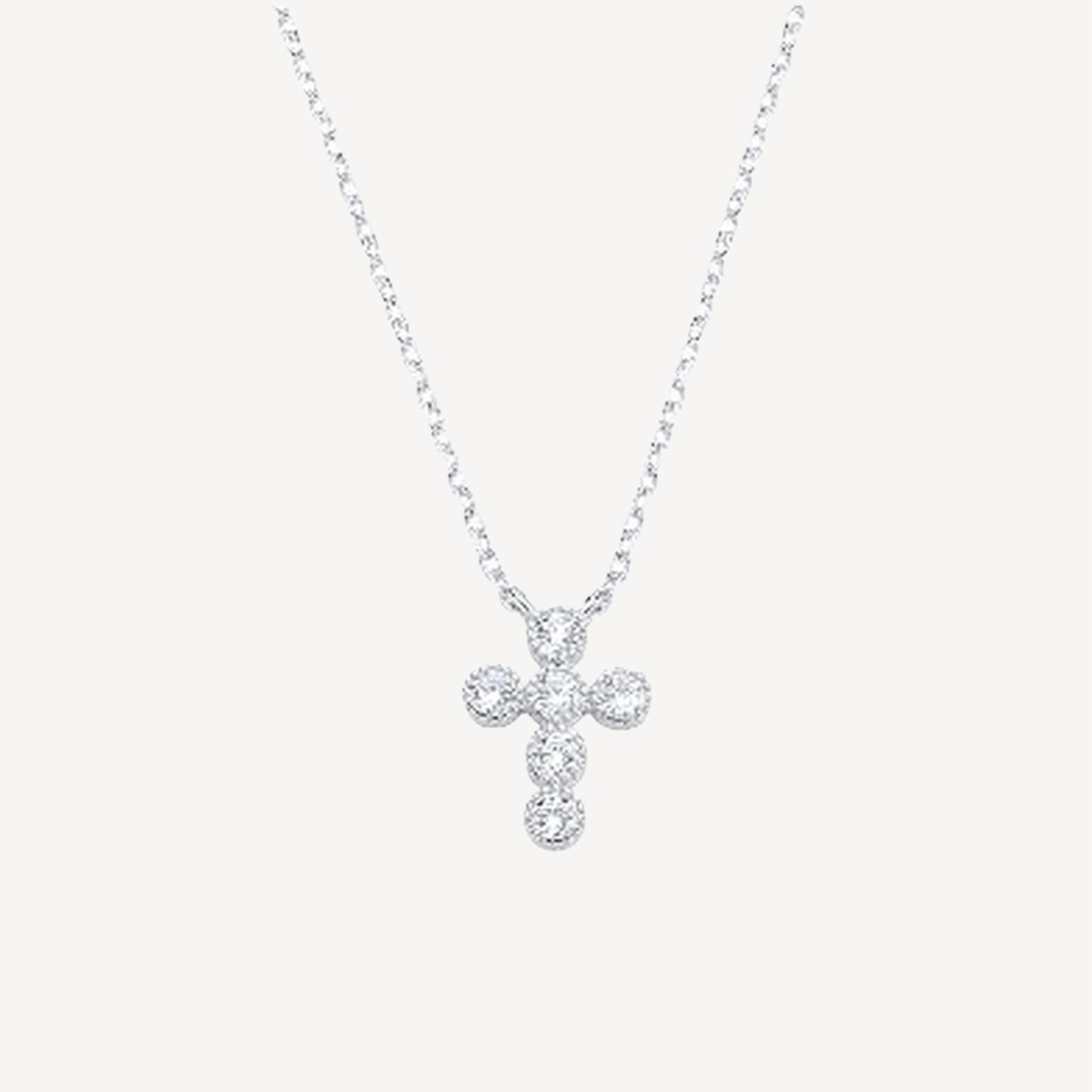 Collana CROCE-ANGELICA con Croce e Zirconi Splendenti
