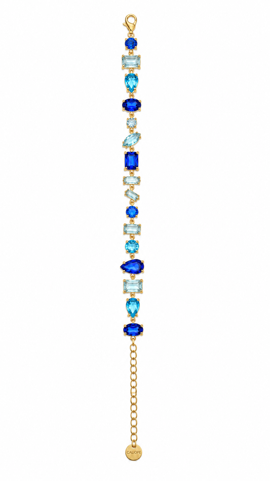 Bracciale PORTOFINO con Zirconi e Strass - BLUE