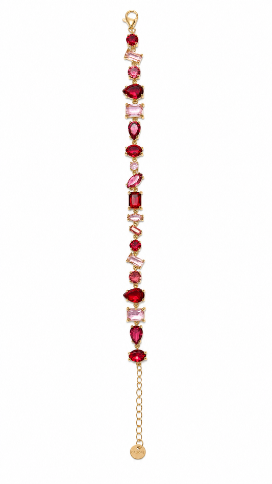 Bracciale PORTOFINO con Zirconi e Strass - ROSA